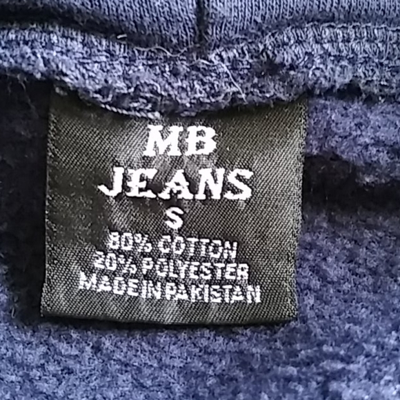 MB Jeans Sunriver Oregon Blue Sweatshirt Size S - Picture 4 of 5